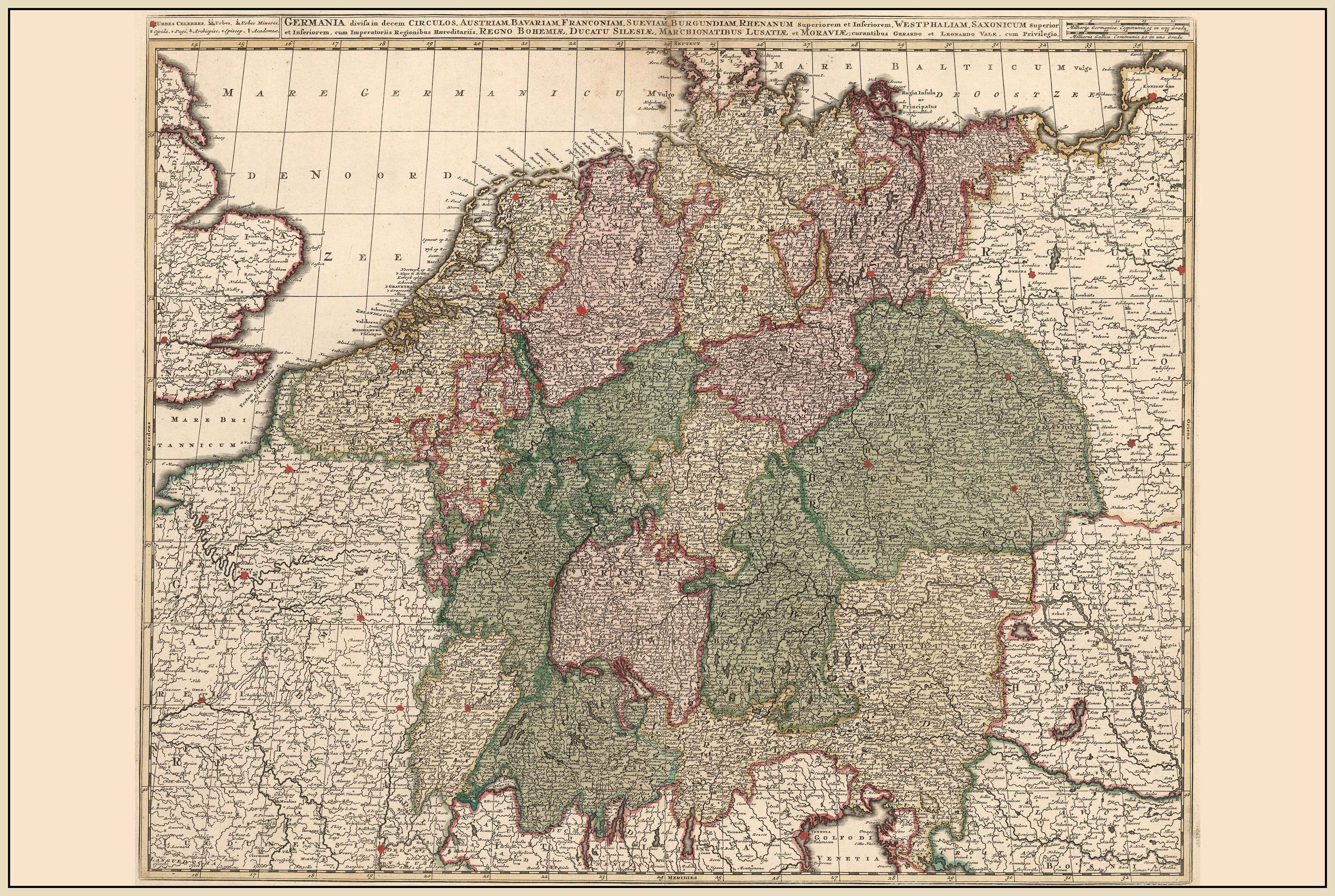 Holy Roman Empire 1740 – Historical Map of Central Europe - Strategy Maps